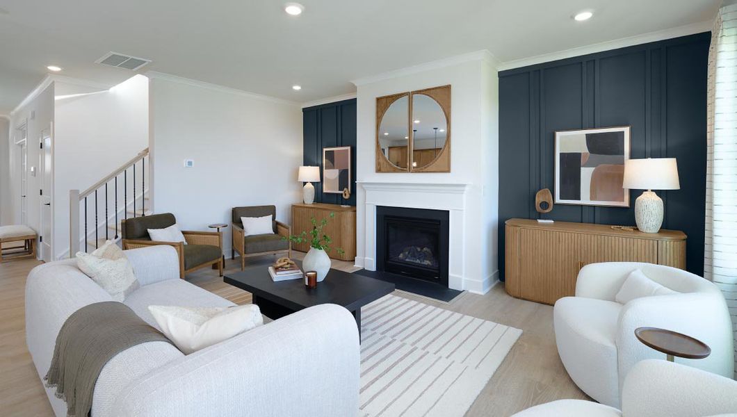 Furnished interior view inside a new home in Westport, York (Image 23).
