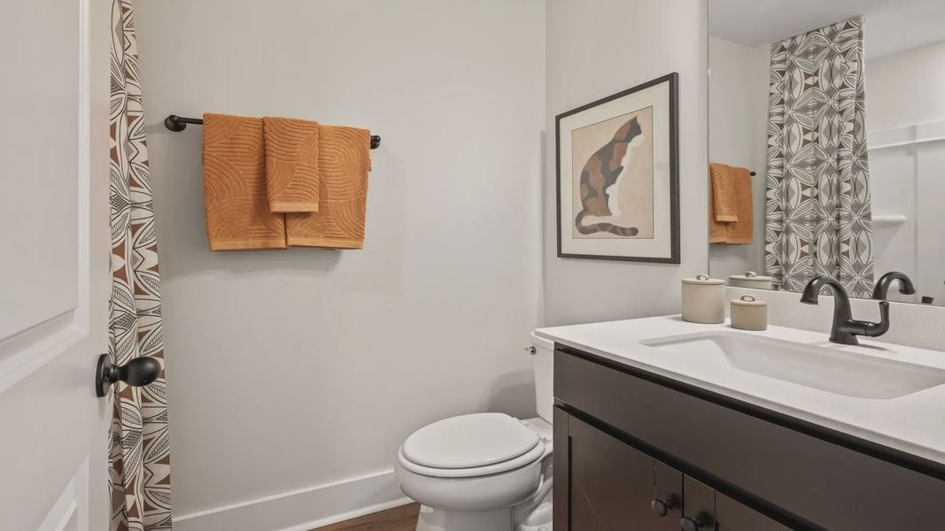 Furnished interior view inside a new home in Clear Springs Townhomes, North Charleston (Image 6).