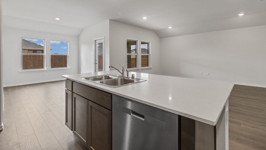 Furnished interior view inside a new home in Creeks at Burnett Trail, Canton (Image 5).