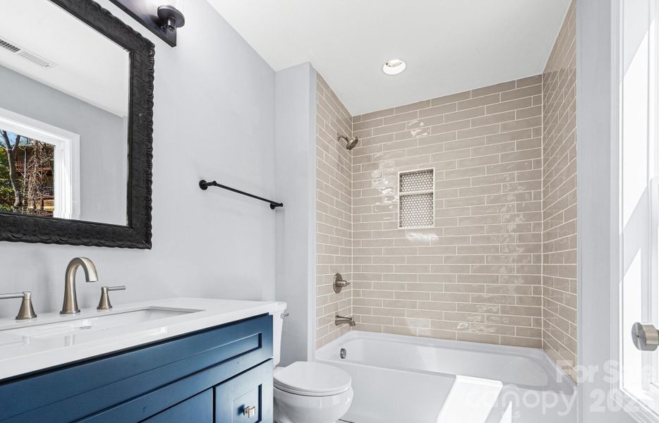 Furnished interior view inside a new home in , Maggie Valley (Image 15).