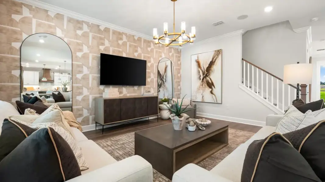 Representative furnished interior of a home built from the Carmel by Taylor Morrison in Azure at Solaeris, Port St. Lucie (Image 9).