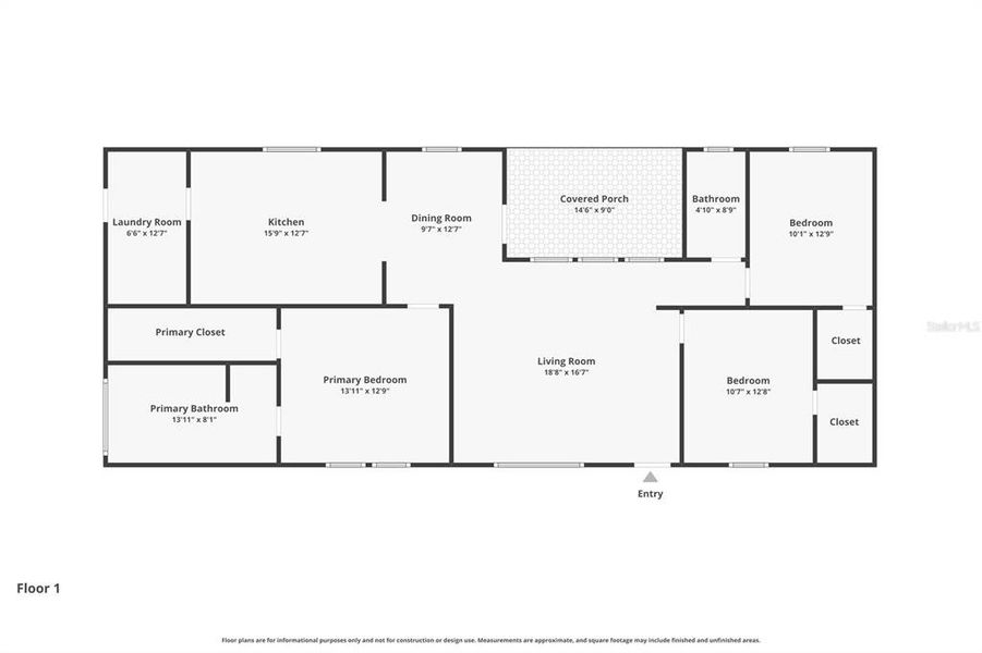 2D floor plan layout of this home in , Arcadia, FL (Image 3). 2D floor plan layout of this home in , Arcadia, FL (Image 3).