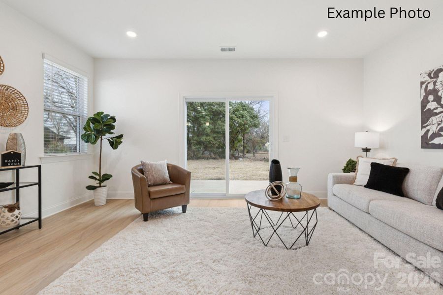 Furnished interior view inside a new home in , Monroe (Image 8).