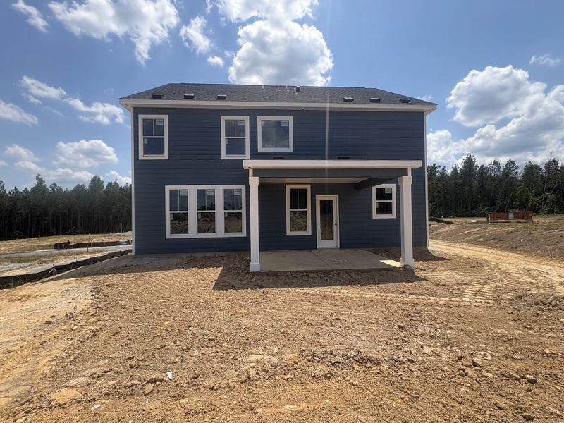 Exterior details and patio area of a home in Tillery Park, Grovetown (Image 4).