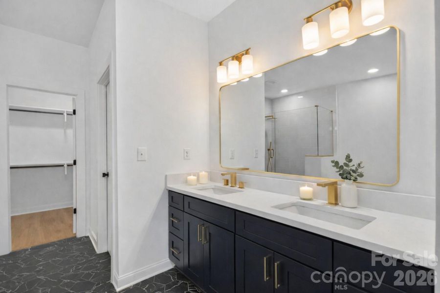 Furnished interior view inside a new home in , Charlotte (Image 15).