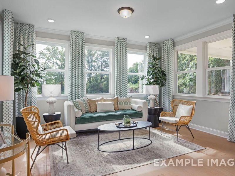 Furnished interior view inside a new home in Laneridge Estates, Raleigh (Image 8).