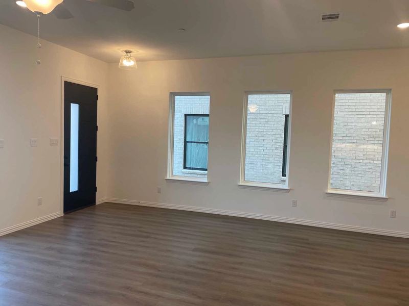 Family Room Construction Progress