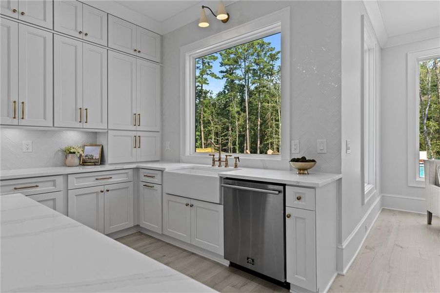 Furnished interior view inside a new home in , Dacula (Image 44).