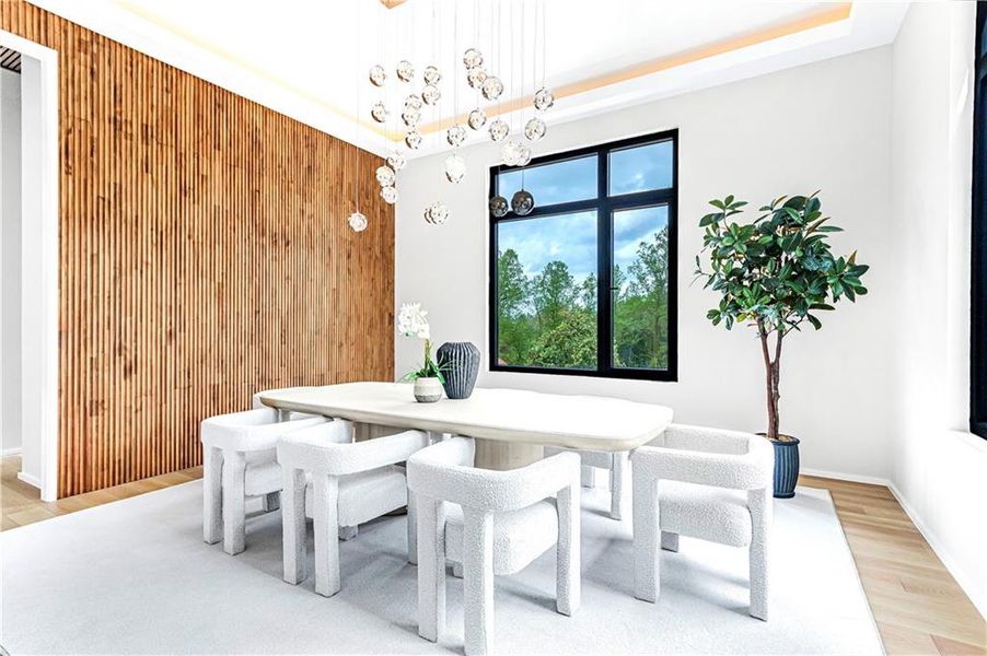 Furnished interior view inside a new home in , Marietta (Image 47).