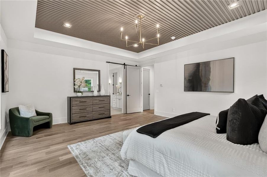 Furnished interior view inside a new home in , Atlanta (Image 18).