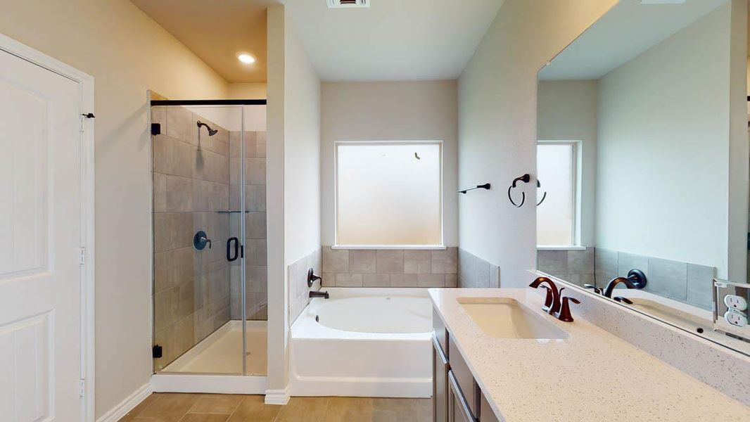 Furnished interior view inside a new home in Sterling Meadows, Salado (Image 8).