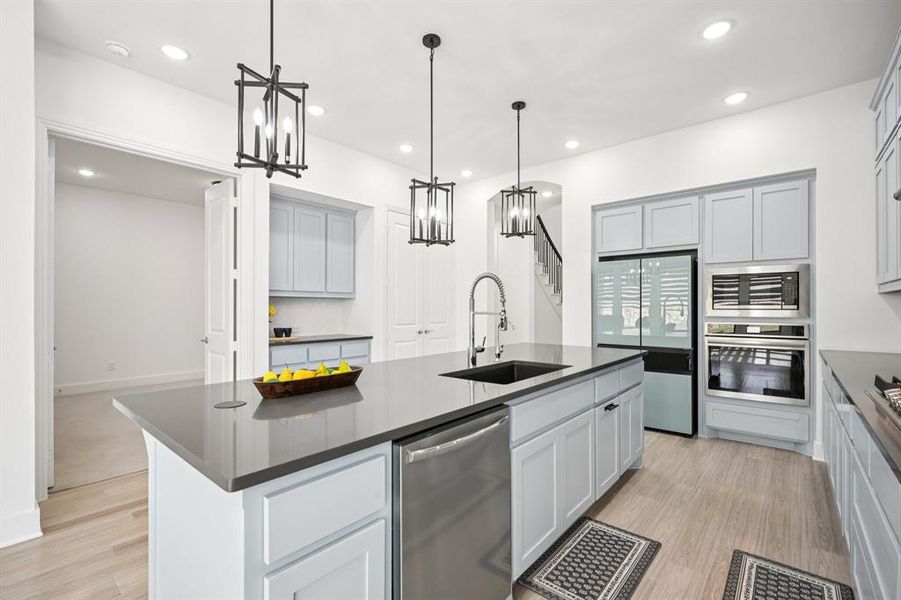 Furnished interior view inside a new home in , McKinney (Image 8).