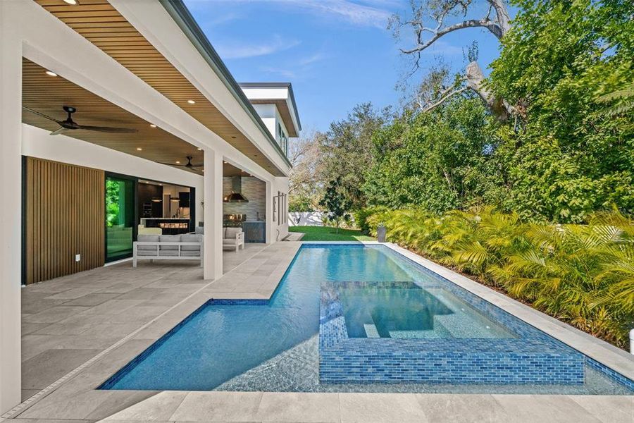 Exterior details and patio area of a home in , Sarasota (Image 29).