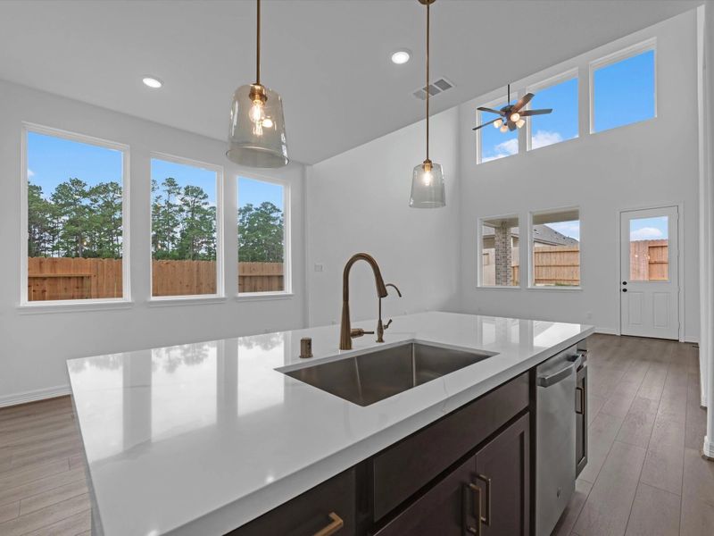 Kitchen. Sample product photo. Actual exterior and interior selections may vary by homesite. Photo may be virtually staged. Kitchen. Sample product photo. Actual exterior and interior selections may vary by homesite. Photo may be virtually staged.