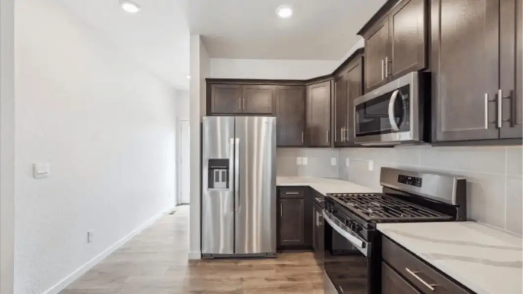 Furnished interior view inside a new home in Horizon Uptown, Aurora (Image 5).