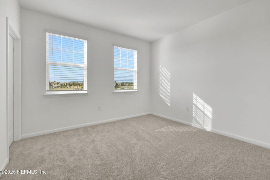 Spacious, unfurnished interior of a new home in Cherry Elm at SilverLeaf, St. Augustine (Image 34).