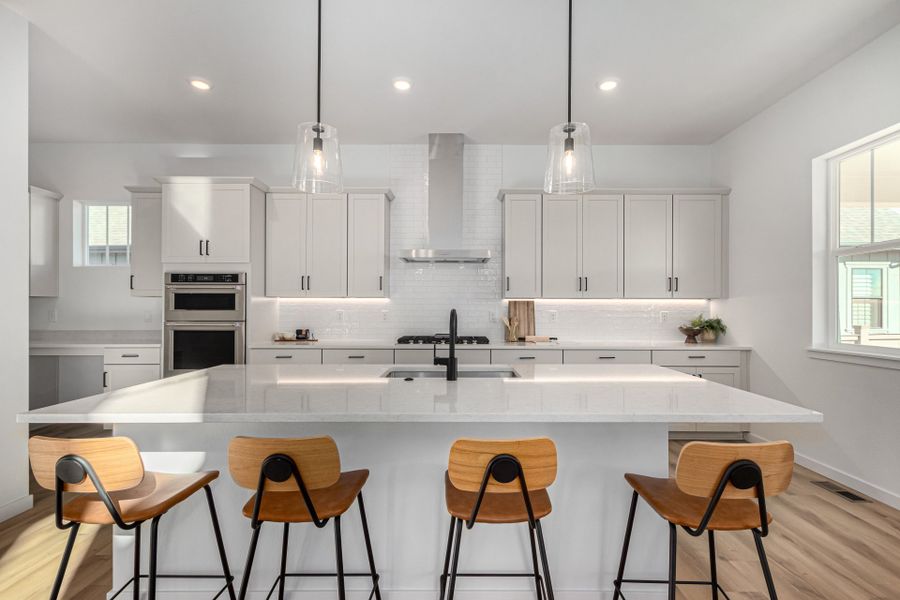 Furnished interior view inside a new home in Westerly, Erie (Image 14).
