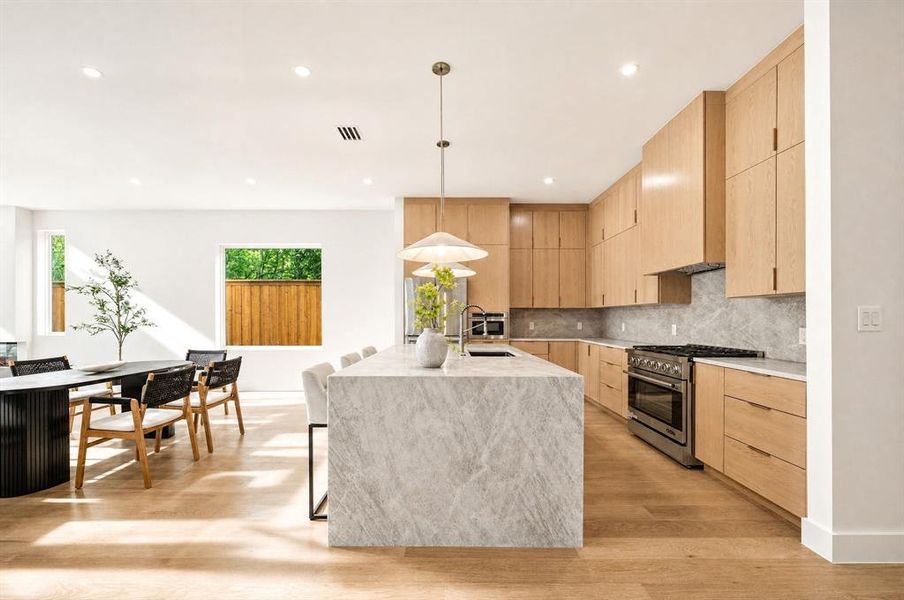 Furnished interior view inside a new home in , Dallas (Image 9).