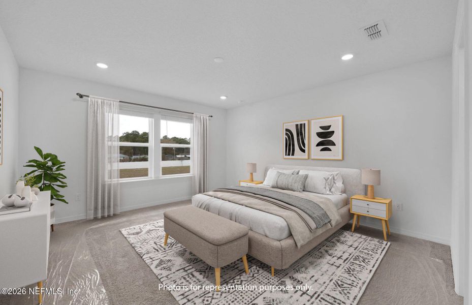 Furnished interior view inside a new home in Murray Farms, Middleburg (Image 11).