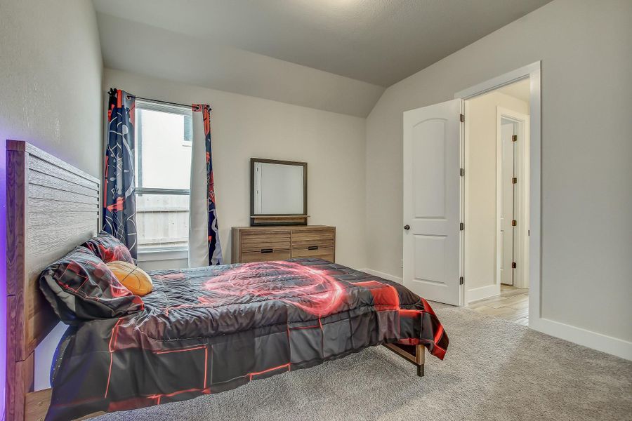 Furnished interior view inside a new home in , San Marcos (Image 32).