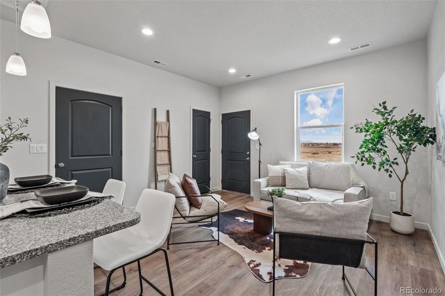 Furnished interior view inside a new home in , Pueblo West (Image 10).