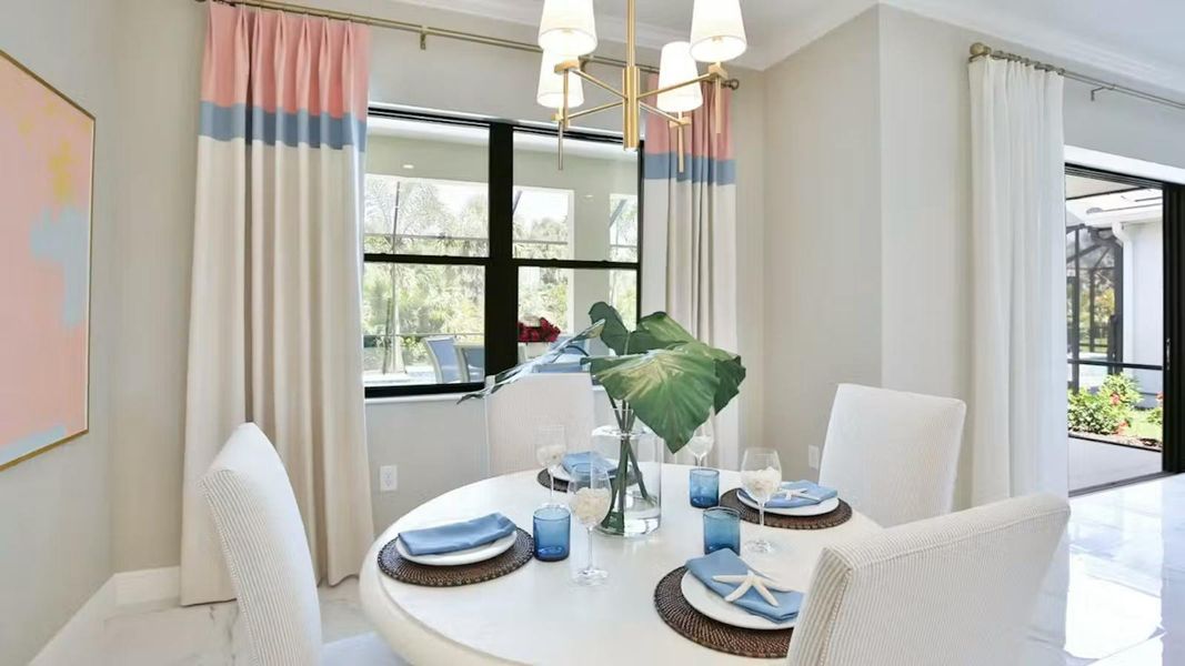 Furnished interior view inside a new home in Boca Royale Golf & Country Club Real Estate and Homes for Sale in Englewood, FL - Neal Communities, Englewood (Image 23). Furnished interior view inside a new home in Boca Royale Golf & Country Club Real Estate and Homes for Sale in Englewood, FL - Neal Communities, Englewood (Image 23).