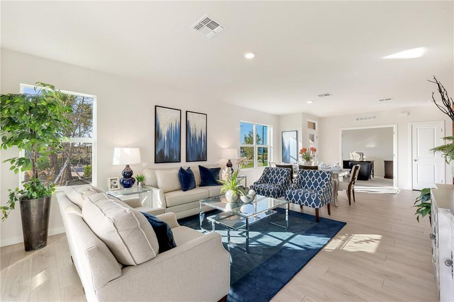 Furnished interior view inside a new home in Sea Cove, Punta Gorda (Image 8).