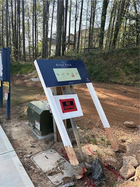 In-progress construction of a new home in River Walk Place, Lawrenceville, GA (Image 25).