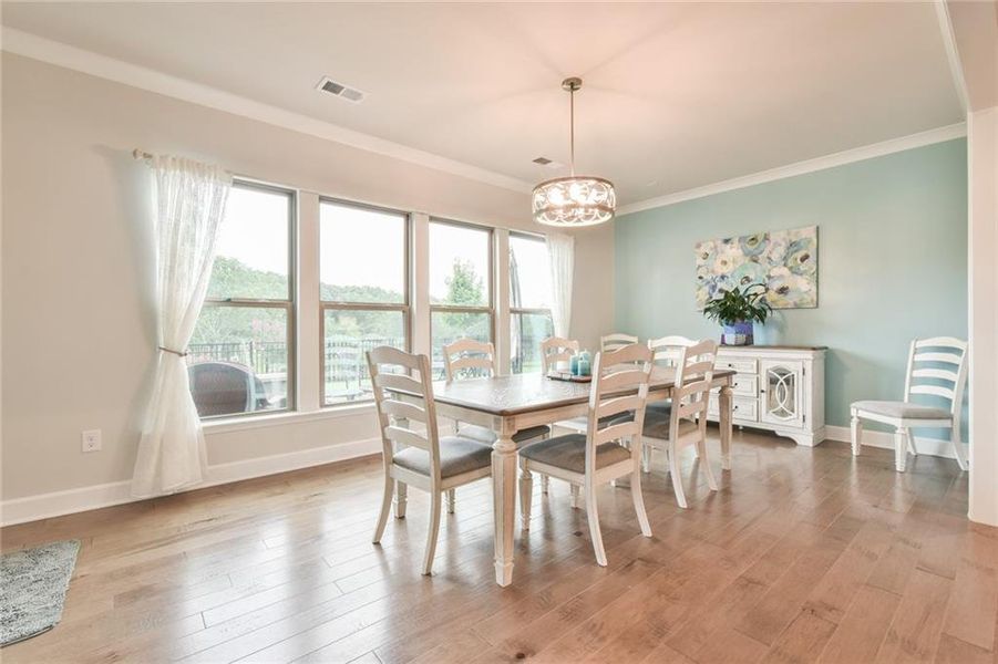 Furnished interior view inside a new home in , Hoschton (Image 33).