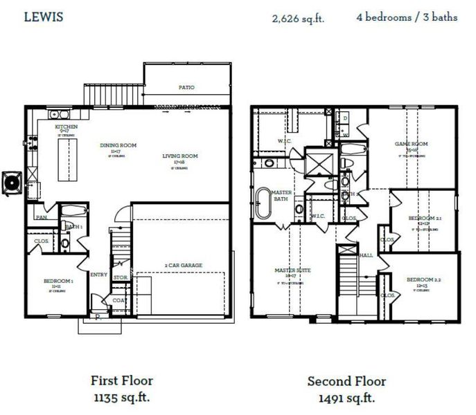 2D floor plan layout of this home in Agave, Austin, TX (Image 5).