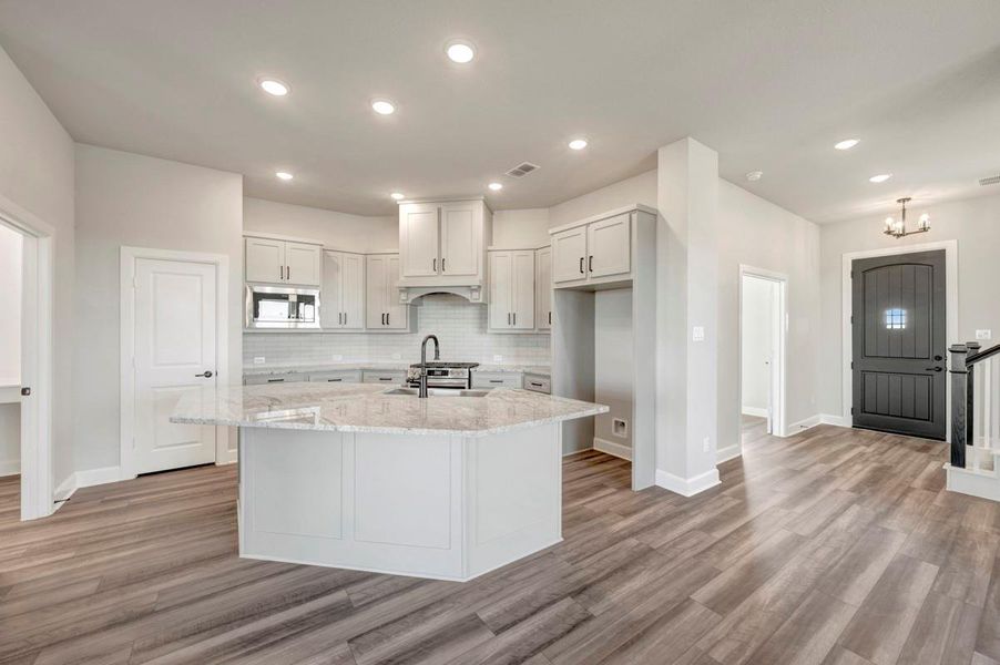 Furnished interior view inside a new home in Indigo - Enclave Collection, Richmond (Image 5).