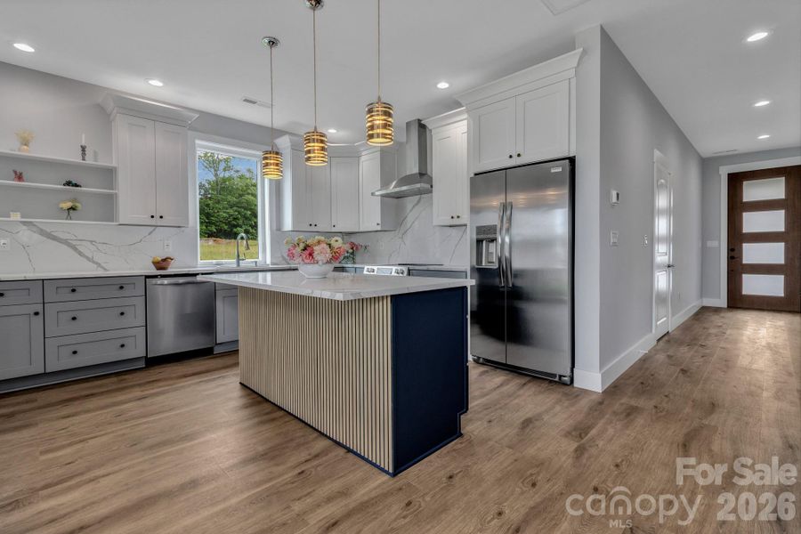 Furnished interior view inside a new home in , Asheville (Image 32).
