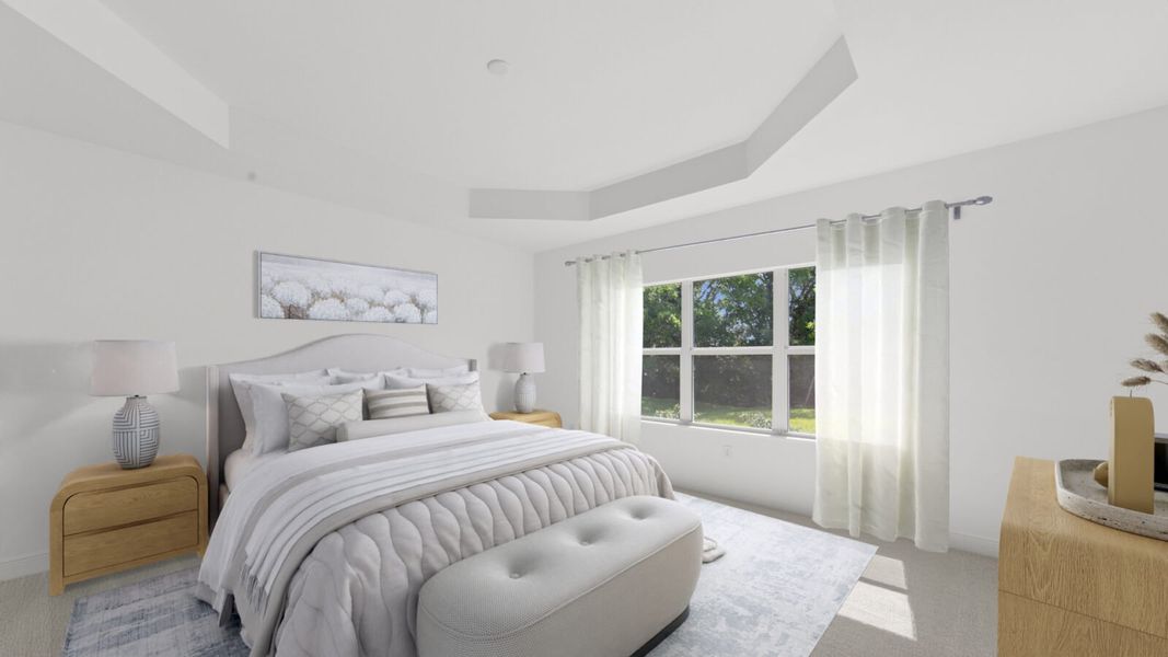 Furnished interior view inside a new home in Verandah, Fort Myers (Image 15).