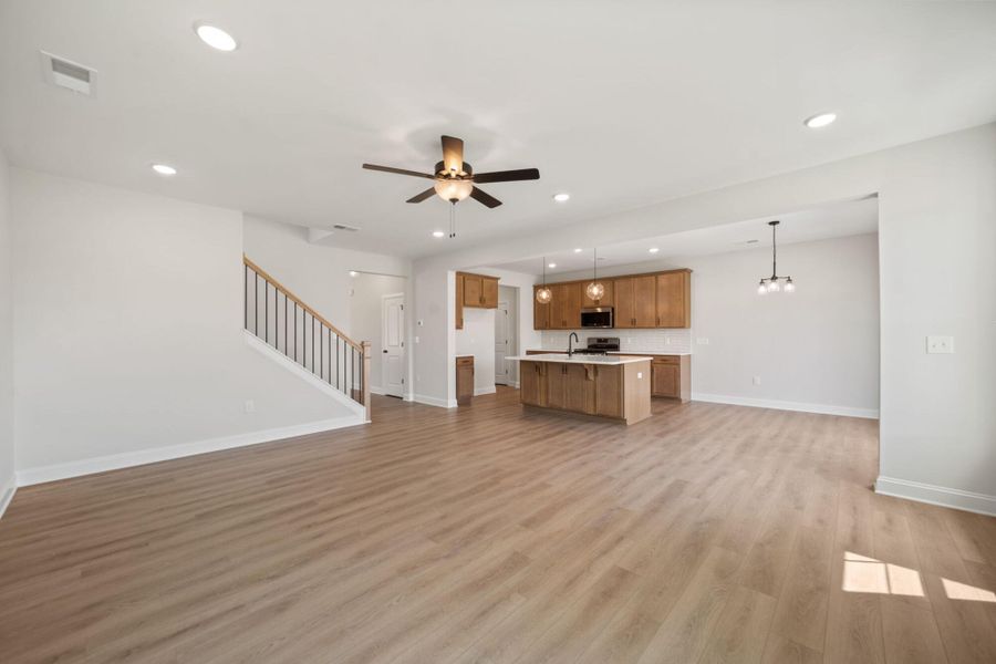 Spacious, unfurnished interior of a new home in Hayes Village, Greensboro (Image 20).