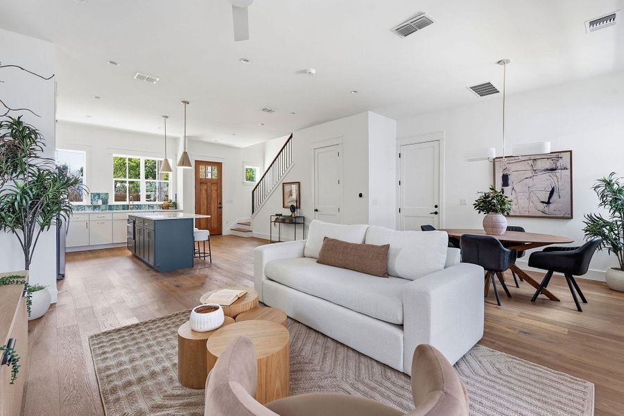 Furnished interior view inside a new home in , Austin (Image 17).