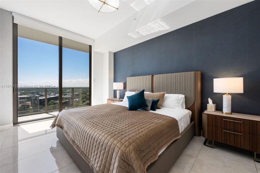 Furnished interior view inside a new home in , Miami (Image 49).