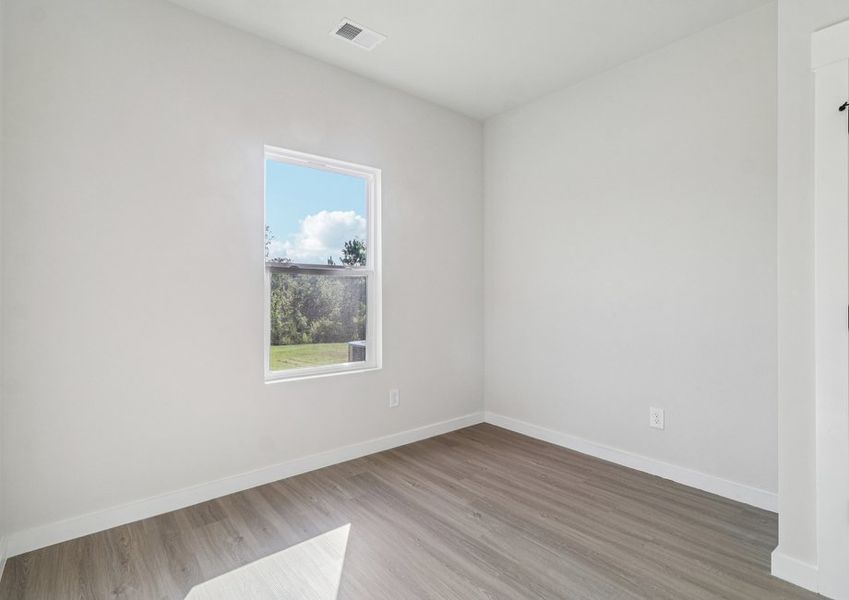 Vinyl plank flooring.