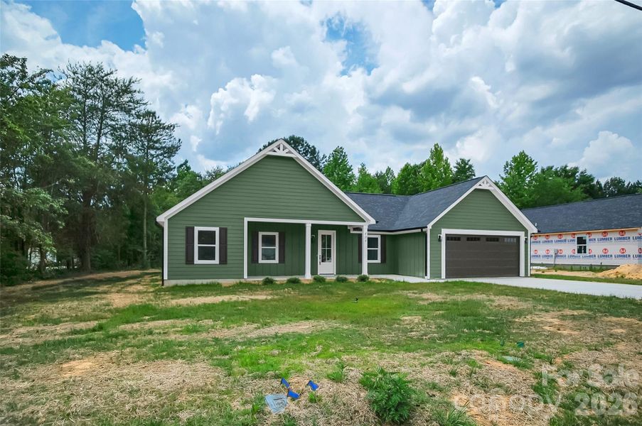 Front exterior of a new home in , Cherryville, NC, highlighting curb appeal (Image 2).