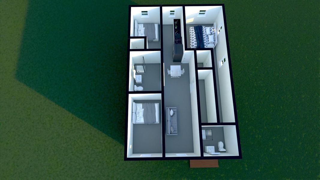 3D floor plan image