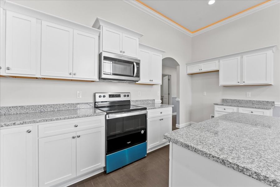 Representative furnished interior of a home built from the Addington by Enchanted Homes in Davis Heights, Inman (Image 19).