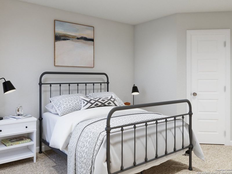 Furnished interior view inside a new home in Katzer Ranch, Converse (Image 21).