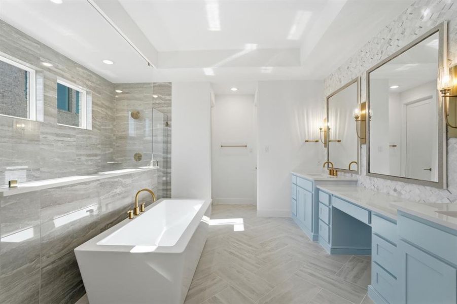 Furnished interior view inside a new home in Saddle Star Estates, Rockwall (Image 8). Furnished interior view inside a new home in Saddle Star Estates, Rockwall (Image 8).