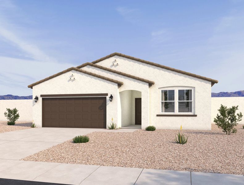 Exterior elevation rendering Exterior elevation rendering