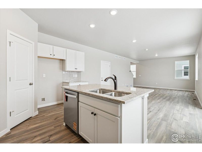 Furnished interior view inside a new home in The Overlook at Johnstown Farms, Johnstown (Image 9).