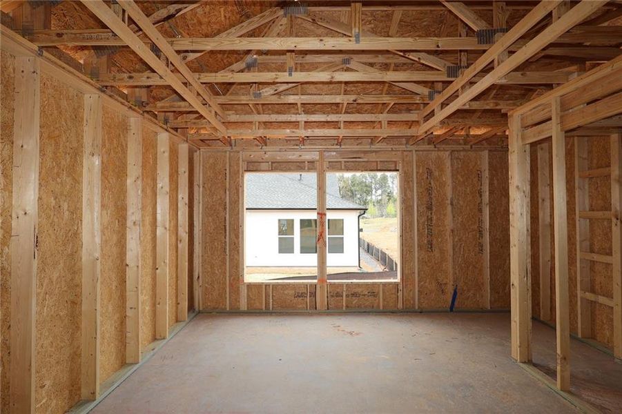 In-progress construction of a new home in Maple Grove at Towne Lake, Woodstock, GA (Image 8).