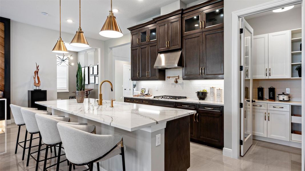 Furnished interior view inside a new home in Cresswind Palm Beach at Westlake, Westlake (Image 14).