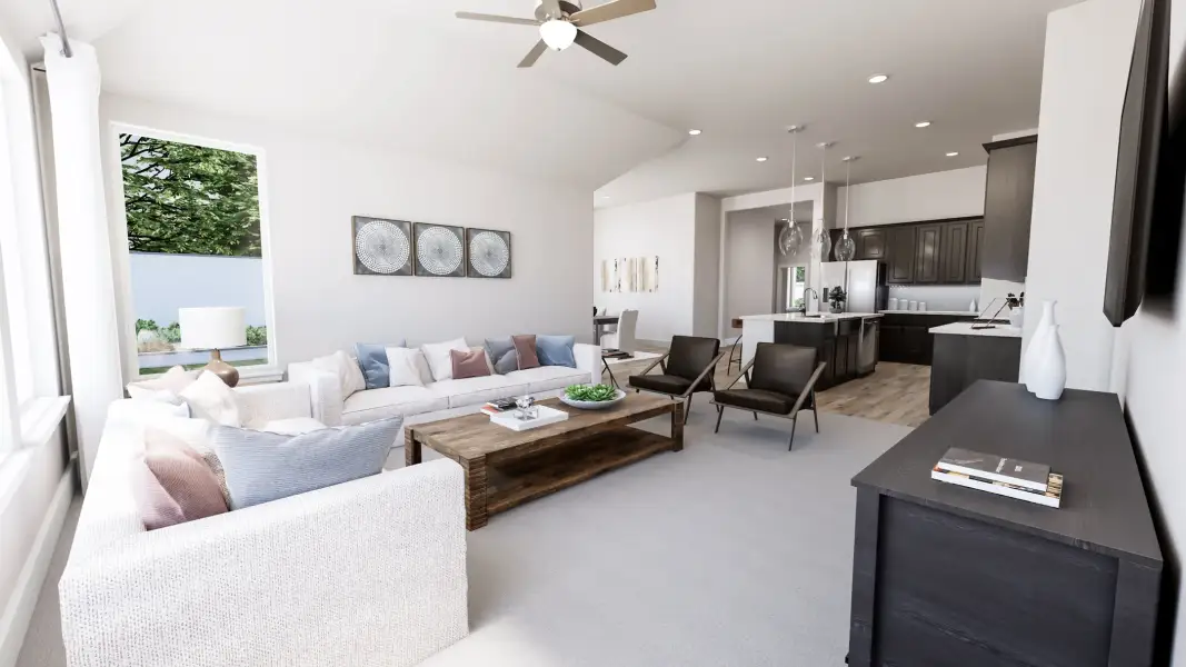 Representative furnished interior of a home built from the Brayden by Tri Pointe Homes in LaPrelle, Haslet (Image 7). Representative furnished interior of a home built from the Brayden by Tri Pointe Homes in LaPrelle, Haslet (Image 7).