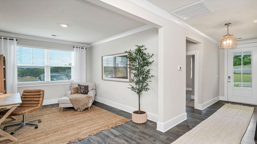 Furnished interior view inside a new home in Cross Creek, Lexington (Image 26). Furnished interior view inside a new home in Cross Creek, Lexington (Image 26).