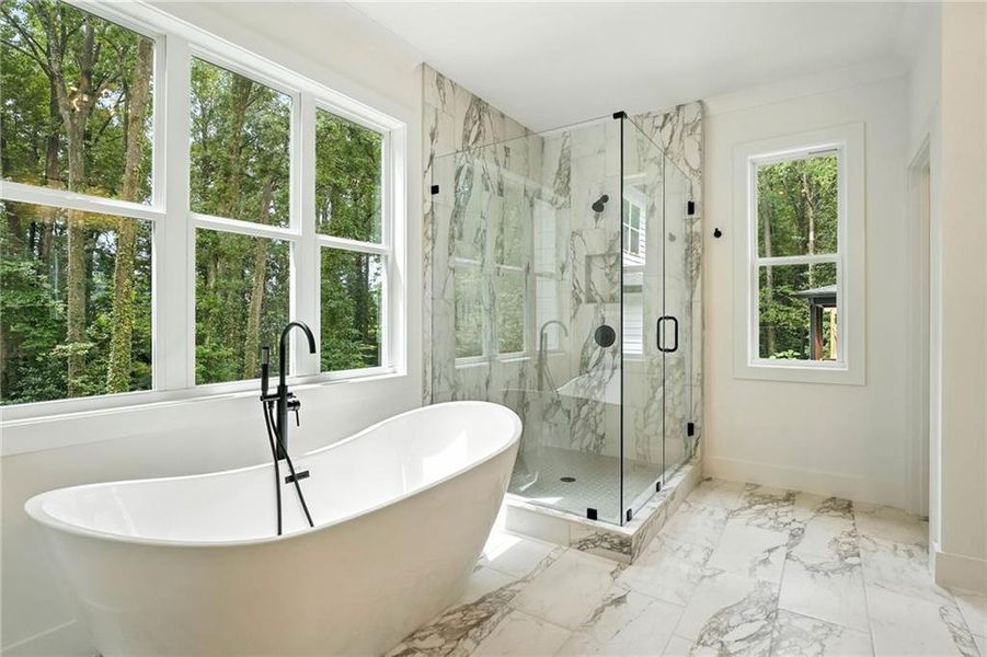 Furnished interior view inside a new home in , Marietta (Image 14).