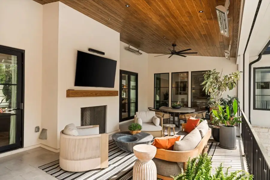 Exterior details and patio area of a home in , Sandy Springs (Image 29).